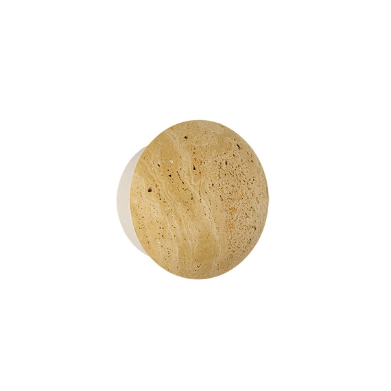 LED Аплик Zambelis 25335 WALL LED LIGHT 6W 3000K NATURAL STONE - WHITE MATT METAL | Osvetlenieto.bg