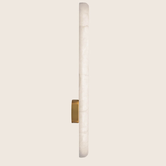 LED Аплик Zambelis 2548 WALL LED LIGHT 19W 3000K TRIAC ALABASTER - BRASS | Osvetlenieto.bg