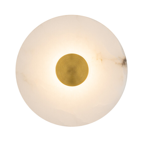 LED Аплик Zambelis 2550 WALL LED LIGHT 5W 3000K ALABASTER - BRASS | Osvetlenieto.bg
