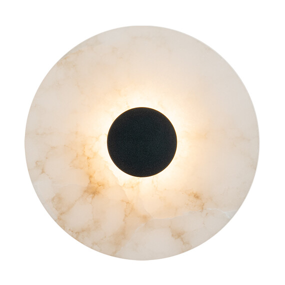 LED Аплик Zambelis 2551 WALL LED LIGHT 5W 3000K ALABASTER - BLACK MATT | Osvetlenieto.bg