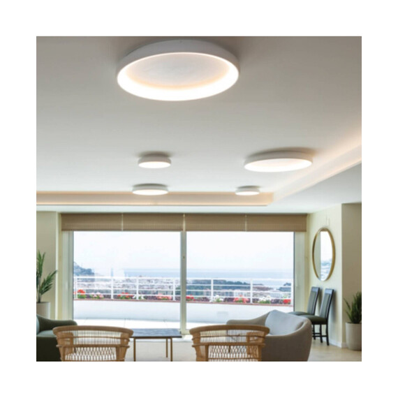 LED Плафон ZAMBELIS 2041 CEILING LIGHT 30W 3000K ALUMINIUM & ACRYLIC SANDY WHITE 30W 3000K | Osvetlenieto.bg