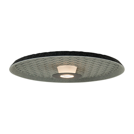 LED Плафон Zambelis 25177 CEILING LED LIGHT 13W 3000K ACOUSTIC LIGHT GREY - BLACK | Osvetlenieto.bg