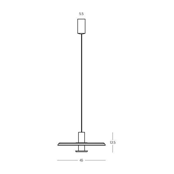 LED Полилей Zambelis 25176 PENDANT LED LIGHT 13W 3000K ACOUSTIC LIGHT GREY - BLACK | Osvetlenieto.bg