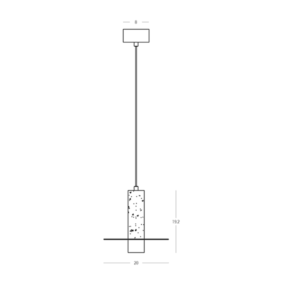 LED Полилей Zambelis 2549 PENDANT LED LIGHT 7W 3000K TRIAC ALABASTER - BRASS | Osvetlenieto.bg