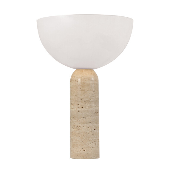 Настолна лампа Zambelis 25427 TABLE LIGHT 1xE27 NATURAL STONE - OPAL ACRYLIC | Osvetlenieto.bg
