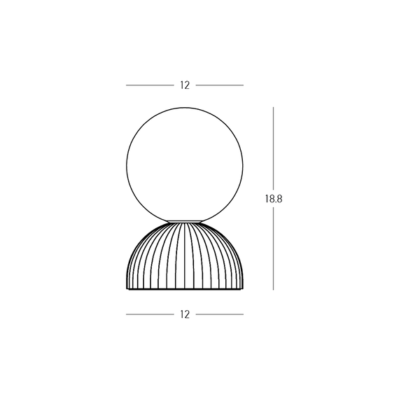 Настолна лампа Zambelis 2590 TABLE LIGHT 1xG9 CLAY TERRACOTTA - BLACK | Osvetlenieto.bg