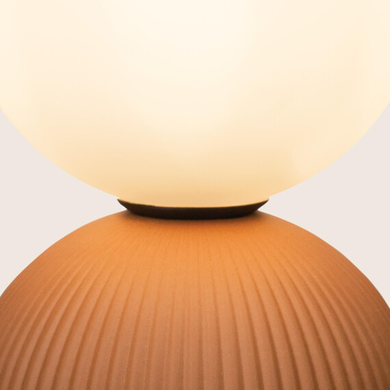 Настолна лампа Zambelis 2590 TABLE LIGHT 1xG9 CLAY TERRACOTTA - BLACK | Osvetlenieto.bg