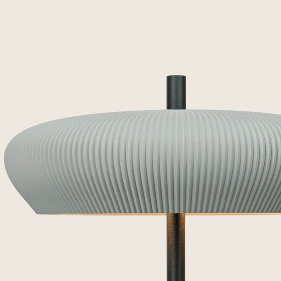 Настолна лампа Zambelis 2594 TABLE LIGHT 2xG9 GREY - SANDY BLACK CLAY - METAL | Osvetlenieto.bg