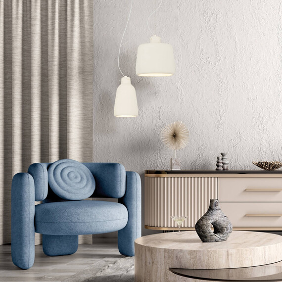 Полилей Zambelis 22268 PENDANT LAMP 1xE27 WHITE | Osvetlenieto.bg