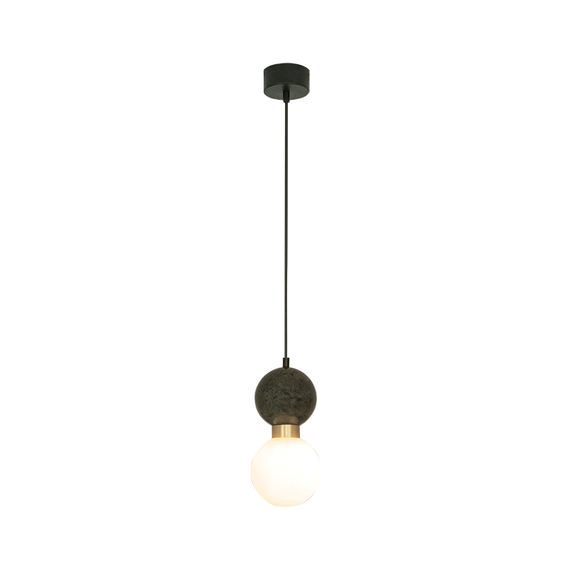 Полилей Zambelis 23242 PENDANT LAMP 1xG9 GREEN MARBLE - BRASS | Osvetlenieto.bg