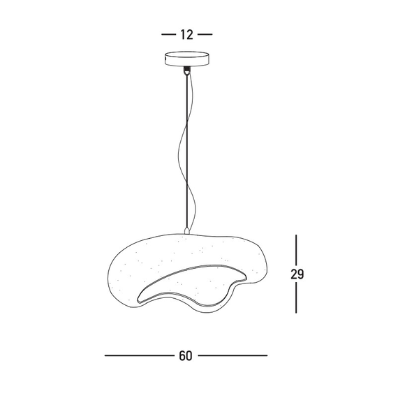 Полилей Zambelis 23343 PENDANT LAMP 1xE27 FIBERGLASS | Osvetlenieto.bg