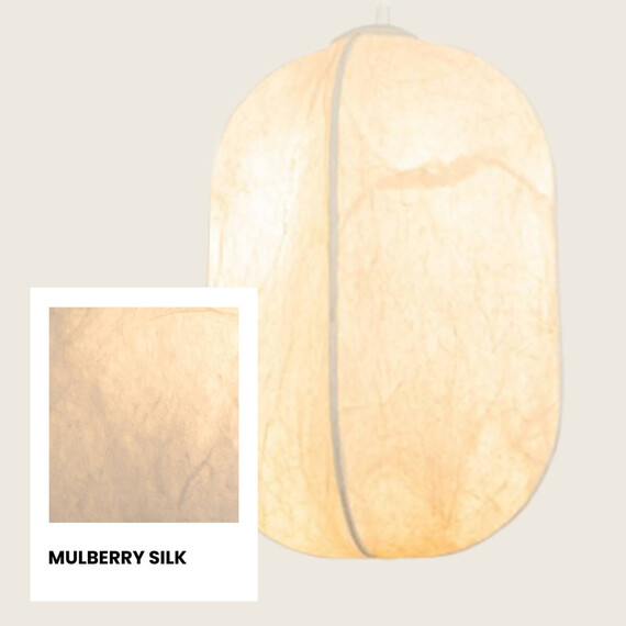 Полилей Zambelis 25170 PENDANT LIGHT 1xE27 MULBERRY SILK - METAL WHITE | Osvetlenieto.bg