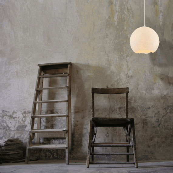 Полилей Zambelis 25172 PENDANT LIGHT 1xE27 METAL - PAPER PULP - PLASTIC GLOBE WHITE | Osvetlenieto.bg