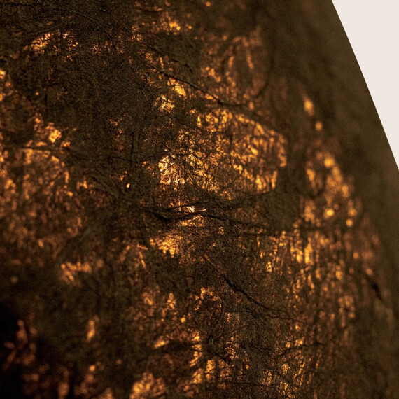 Полилей Zambelis 25175 PENDANT LIGHT 1xE27 METAL - PAPER PULP - MULBERRY SILK BLACK | Osvetlenieto.bg