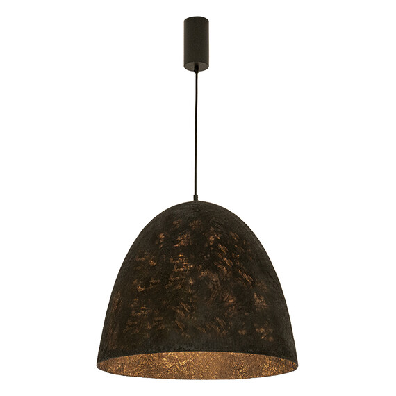 Полилей Zambelis 25175 PENDANT LIGHT 1xE27 METAL - PAPER PULP - MULBERRY SILK BLACK | Osvetlenieto.bg