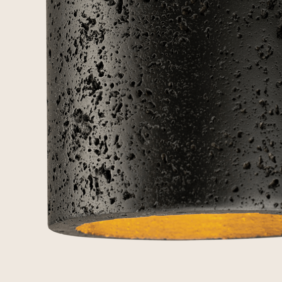 Полилей Zambelis 25420 PENDANT LIGHT 1xE27 BLACK STONE - METAL | Osvetlenieto.bg