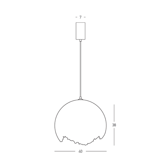 Полилей Zambelis 25450 PENDANT LIGHT 1xE27 METAL - PAPER PULP - PLASTIC GLOBE WHITE | Osvetlenieto.bg