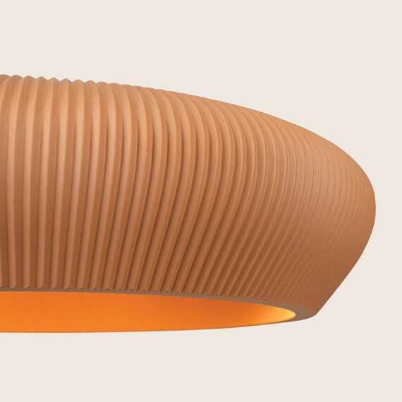 Полилей Zambelis 2591 PENDANT LIGHT 2xG9 TERRACOTTA - SANDY BLACK CLAY - METAL | Osvetlenieto.bg