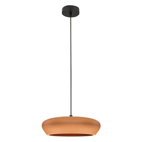 Полилей Zambelis 2591 PENDANT LIGHT 2xG9 TERRACOTTA - SANDY BLACK CLAY - METAL | Osvetlenieto.bg