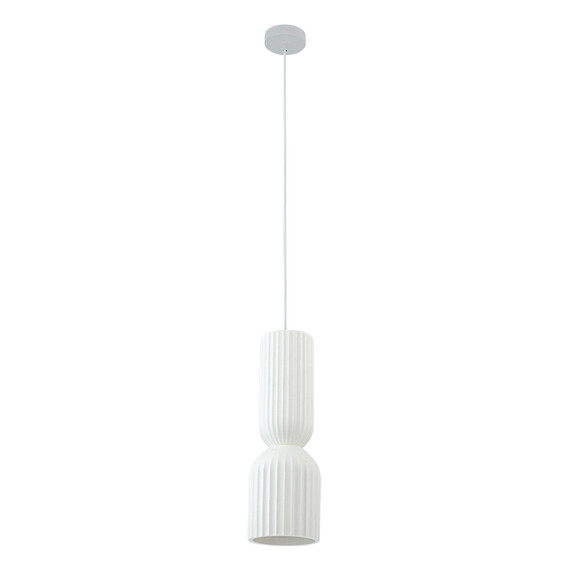 Полилей Zambelis 2595 PENDANT LIGHT 1xE27 WHITE - CLAY - METAL | Osvetlenieto.bg