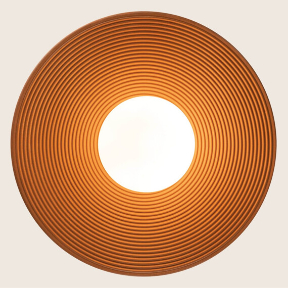 Полилей Zambelis 2598 PENDANT LIGHT 1xG9 TERRACOTTA CLAY - BLACK - METAL - OPAL GLASS | Osvetlenieto.bg