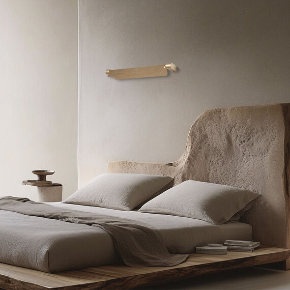 LED Аплик ZAMBELIS 25192 WALL LED LIGHT 8W 3000K BRUSHED GOLD MOVABLE LIGHT DEFLECTORS | Osvetlenieto.bg