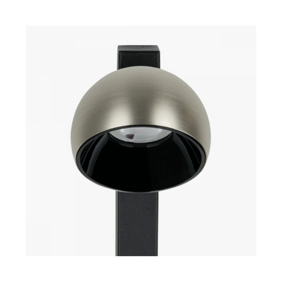 LED Аплик ZAMBELIS 25341 WALL LED LIGHT 13W 3000K SANDY BLACK BASE - BRUSHED NICKEL SHADE | Osvetlenieto.bg
