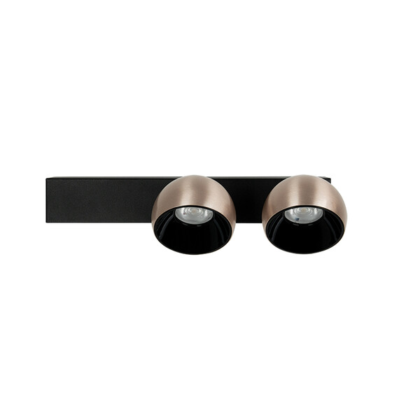 LED Аплик ZAMBELIS 25342 WALL LED LIGHT 25W 3000K SANDY BLACK BASE - CHAMPAGNE SHADE | Osvetlenieto.bg