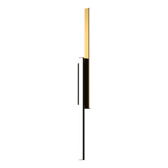 LED Аплик ZAMBELIS 2560 WALL LED LIGHT 26W 3000K TRIAC SANDY BLACK - BRASS | Osvetlenieto.bg