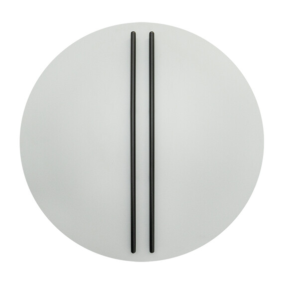 LED Аплик Zambelis 2575 WALL LED LIGHT 30W 3000K TRIAC BLACK MATT STICK - SANDY GREY BASE | Osvetlenieto.bg