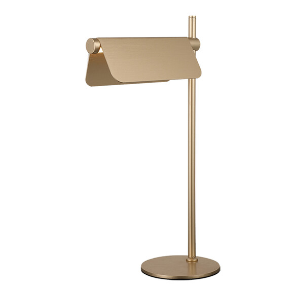 LED Настолна лампа ZAMBELIS 25193 TABLE LED LIGHT 7W 3000K BRUSHED GOLD MOVABLE LIGHT DEFLECTORS DIMMING SWITCH | Osvetlenieto.bg