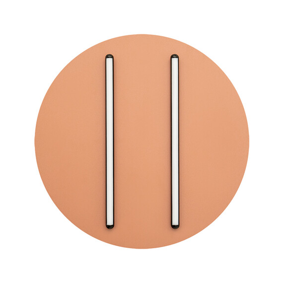 LED Плафон ZAMBELIS 2567 CEILING LED LIGHT 28W 3000K BLACK MATT STICK - SANDY BRICK RED BASE | Osvetlenieto.bg