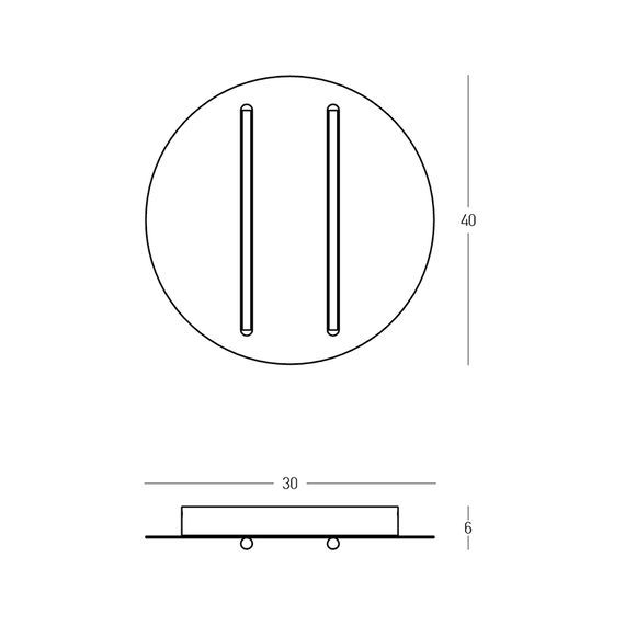 LED Плафон ZAMBELIS 2567 CEILING LED LIGHT 28W 3000K BLACK MATT STICK - SANDY BRICK RED BASE | Osvetlenieto.bg