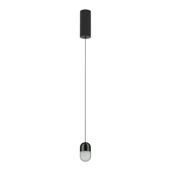 LED Полилей ZAMBELIS 25140 PENDANT LED LIGHT 7W 3000K SANDY BLACK ALUMINIUM - ACRYLIC | Osvetlenieto.bg