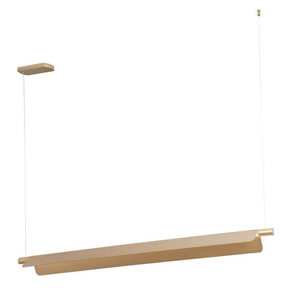 LED Полилей ZAMBELIS 25191 PENDANT LED LIGHT 22W CCT 3000K-5700K BRUSHED GOLD MOVABLE LIGHT DEFLECTORS | Osvetlenieto.bg