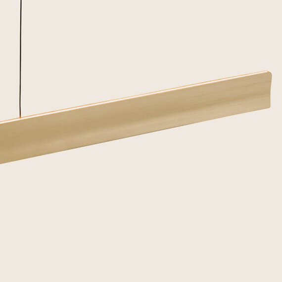LED Полилей ZAMBELIS 25196 PENDANT LED LINE LIGHT 46W 3000K TRIAC BRUSHED GOLD -ALUMINIUM - BLACK METAL | Osvetlenieto.bg