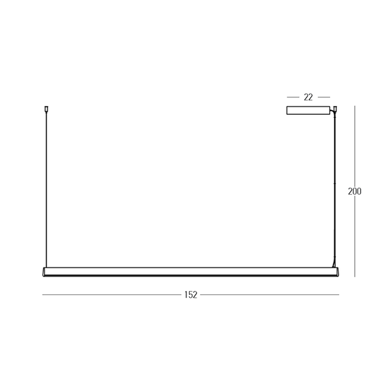 LED Полилей ZAMBELIS 2557 PENDANT LED LINE LIGHT 32W 3000K TRIAC SANDY BRICK RED | Osvetlenieto.bg