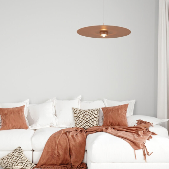 LED Полилей Zambelis 2586 PENDANT LED LIGHT 21W 3000K TRIAC SANDY BRICK RED | Osvetlenieto.bg
