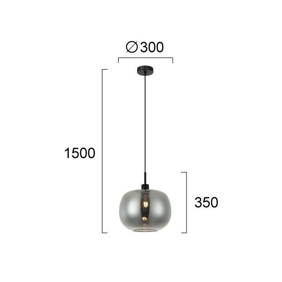 Полилей ALAN 4302900 Viokef 1xE27 | Osvetlenieto.bg