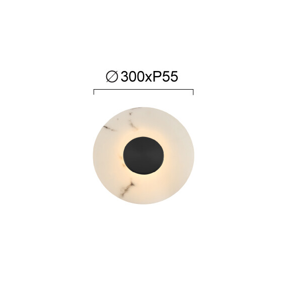 LED Аплик ALLISON 4337801 Viokef 9W 3000K | Osvetlenieto.bg