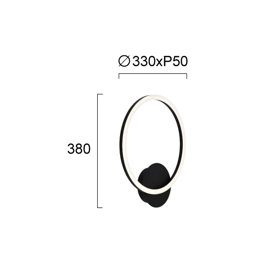 LED Аплик LIVIA 4324300 Viokef 15W 3000K | Osvetlenieto.bg