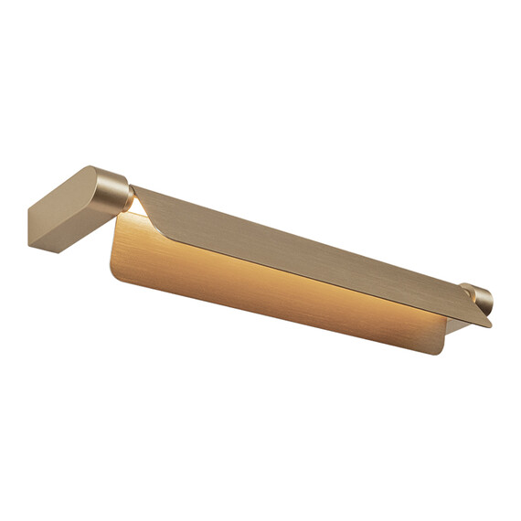 LED Аплик ZAMBELIS 25192 WALL LED LIGHT 8W 3000K BRUSHED GOLD MOVABLE LIGHT DEFLECTORS | Osvetlenieto.bg