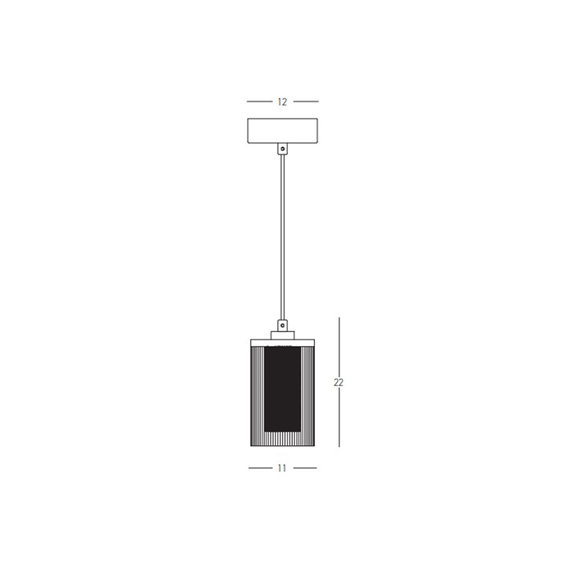 LED Полилей ZAMBELIS 23018 PENDANT LED LIGHT 9W 3000K METAL-GLASS GOLD | Osvetlenieto.bg