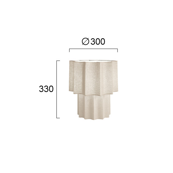 Настолна лампа WAVY 4350000 Viokef 1xE27 | Osvetlenieto.bg