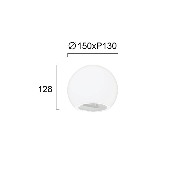 Аплик SARRA 4290200 Viokef 1xG9 | Osvetlenieto.bg