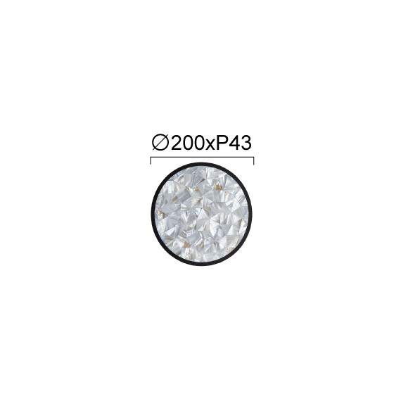 LED Аплик DORETTA 4340000 Viokef 8W 3000K | Osvetlenieto.bg