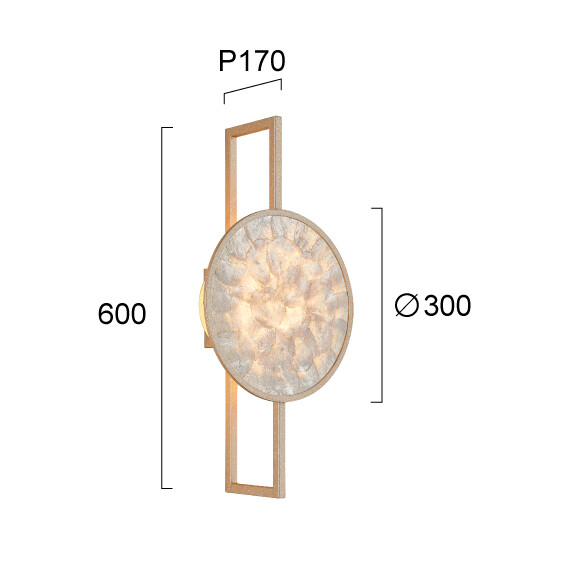 LED Аплик ELYRA 4339800 Viokef 8W 3000K | Osvetlenieto.bg