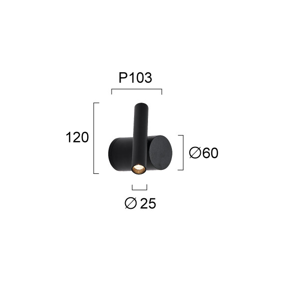 LED Аплик PLANET 4292900 Viokef 4W 3000K Triac Dimmable | Osvetlenieto.bg