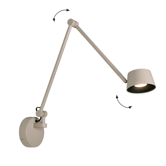 LED Аплик SAVINA 4329601 Viokef 9W 3000K Triac Dimmable | Osvetlenieto.bg