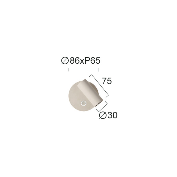 LED Аплик TARA 4319600 Viokef 4W 3000K Triac Dimmable | Osvetlenieto.bg